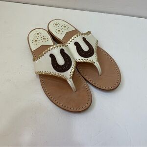 JACK ROGERS HORSESHOE SANDALS‎
